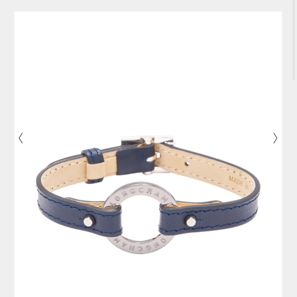Longchamp Le Foulonne Bracelet in Navy